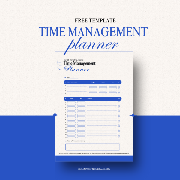 ✨Free Template✨ Time Management Planner