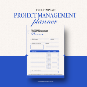 ✨Free Template✨ Project Management Planner